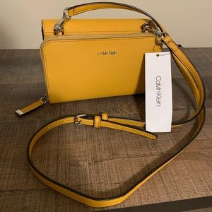 Calvin Klein Mustard Crossbody